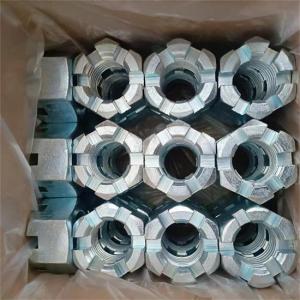 Wholesale hexagon nuts: DIN935  Hexagon Slotted Nuts  Metric Coarse Pitch Thread
