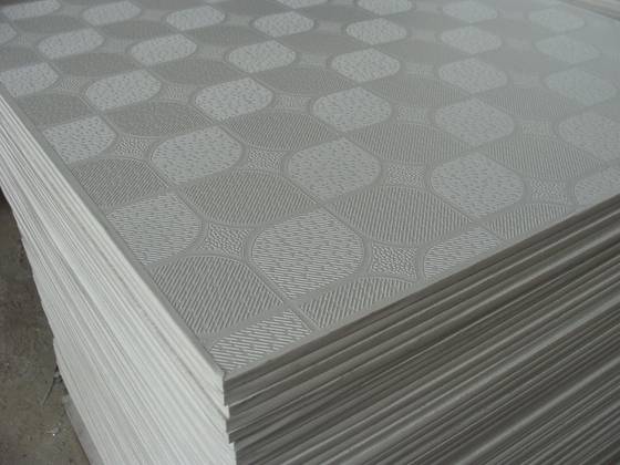 Vinyl Laminated Gypsum Ceiling Tiles Id 825515 Product