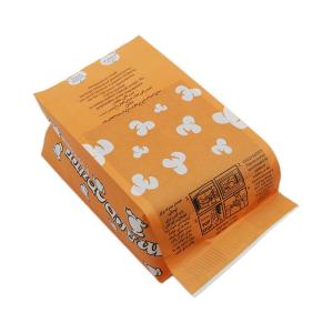 Wholesale waterproof bag: White Waterproof Greaseproof Microwave Paper Popcorn Bag