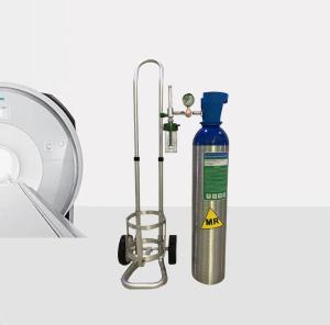 Wholesale magnetic field meter: MRI Oxygen Cylinder with CGA 540 Valve/ with Flow Meter and Regulator / Non-magnetic Oxygen Cylinder