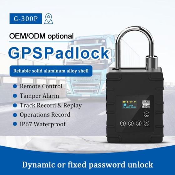 Sell G300P GPS Tracker Padlock Touch Keyboard Remote Control Electronic Lock