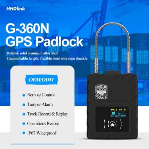 Wholesale flexible wire: G360N GPS Tracker Flexible Steel Wire Rope Smart Electronical Padlock
