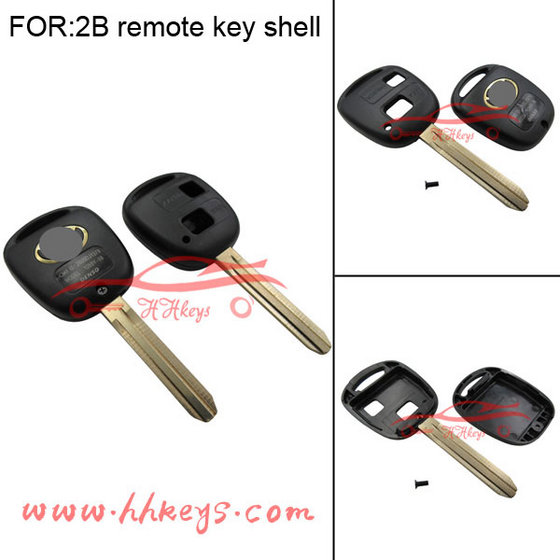 Best 2 Button Car Remote Keys Toyota Corolla Camry Yaris Key Fob Blank ...