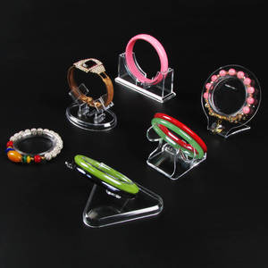 Wholesale jewelry bangle: Plastic Jewelry Display Bangle Bracelet Stand Rack Jewellery Holder