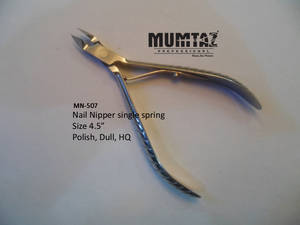Wholesale Manicure & Pedicure Set: Brazilian Nipper Single Spring Print Handle 4.5