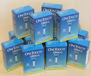 Wholesale patient monitor: OneTouch Ultra Blue Glucose Test Strips 50 Strips Pack +90 5384033836