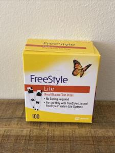 Wholesale Medical Test Kit: Freestyle Lite Blood Glucose Test Strips 100 Count WhatsApp +44 7769 498848