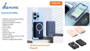 Wholesale gift cable: Wireless Power Bank, Magsafe, Palm Size