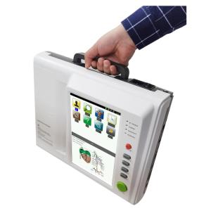 Wholesale defibrillator: Medical Portable 12 Lead Handheld Holter Device 12 Channels ECG Ekg Digital Machine