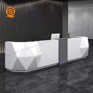 Wholesale counter basin: I Shape Solid Surface Reception Desk Counter