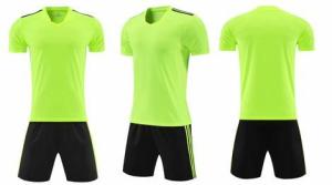 Wholesale shirt fabric: Men Soccer Jerseys JINB821 Wholesale Team Soccer Uniforms Custom with Any Name Number Team Logo