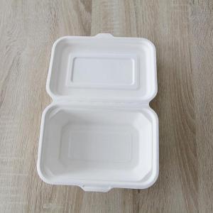 Wholesale sugarcane pulp: 100% Biodegradable Bagasse Food Lunch Box Disposable Takeaway Food Lunch Box