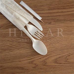 Wholesale folding fork: Disposable Biodegradable Cutlery Environmental Friendly Knife Fork and Spoon Set Cutlery