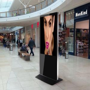 Wholesale lcd tv stand: Floor Standing Vertical TV Touch Screen Kiosk 4k Indoor Advertising Player Display Screen HD LCD LED