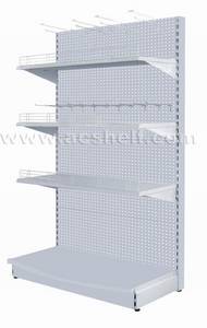 Wholesale display hooks: Supermarket Shelf with Punched Back Board