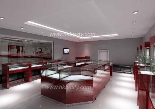Finest LED Jewellery Shop Display Furniture for Sale