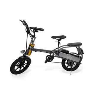 Wholesale folding electric bikes: H-14 Ultra-Light Portable Folding Electric Two-Seater Bike    Custom Electric Bicycle