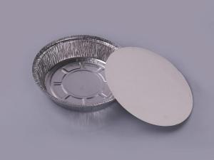Wholesale disposable aluminium foil pan: 7 8 9 Inch Round Baking Pan Disposable Aluminium Foil Take Away Pie Flan Dishes