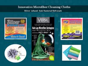 Wholesale cleaning towel: Silver Infused Microfiber Cleaning Cloths