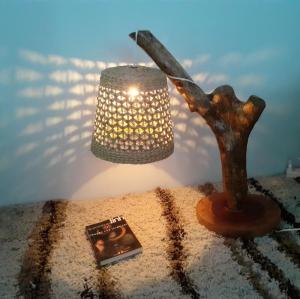 Wholesale wooden table: Drift Wooden Table Lamp in Viet Nam