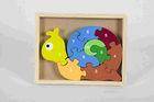 Eco Friendly Soild Wood Number Snail Puzzle Game For Nature...