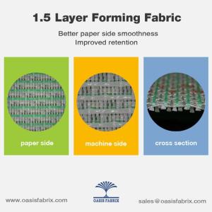 Wholesale forming fabrics: Polyester 1.5 Forming Fabrics for Paper Making / Paper Machine Clothing