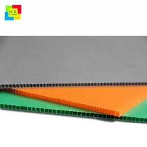 Wholesale pp hollow sheet: 1860x1050mm PP Corrugated Plastic Sheets Multi Color