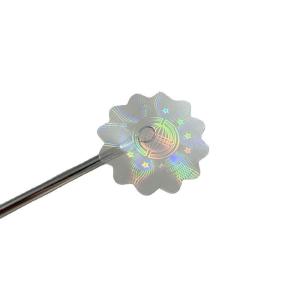 Wholesale clear sticker: Holographic Overlay 3D Original Clear Hologram Sticker Anti-Counterfeit Transparent Laser Overlay