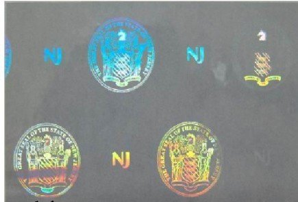 Hologram On Id Card