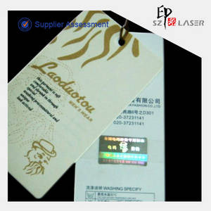 Wholesale 3d printing machine: Hologram Cloth Price Tag