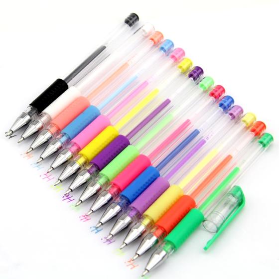 Free Samples Refill Gel Pen 24 Glitter Colors Gel Pen Set(id:10779730 ...