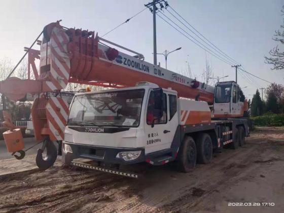 Sell 55 ton ZOOMLION QY55V  truck cranes for sale