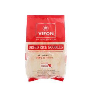 Wholesale bag: VI-FON Dried Rice Noodle 500gx20 Bags Gluten Free Made in Vietnam Food Accept OEM Dry Rice Noodle