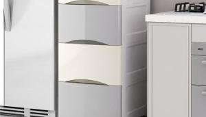 Wholesale storage cabinet: Plastic Storage Cabinet with Doors for Cloth