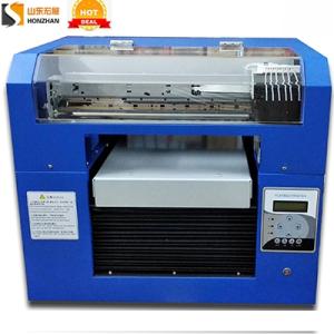 Wholesale digital printing t: Popular Worldwide Desktop Digital Flatbed DTG T-shirt Printing Machine HONZHAN HZ-DTGA3-8C