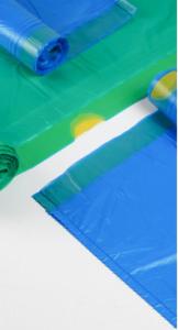 Wholesale tape bag: Interleaved Draw Tape Trash Bag Garbage Bag  On Roll
