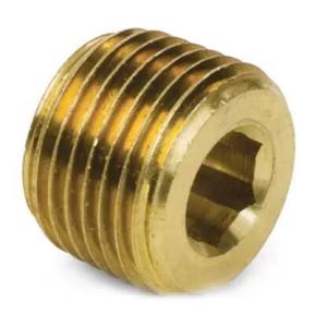 Wholesale brass plug: Hex Socket Plug Brass Pipe Fittings