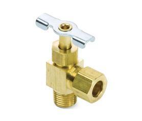Wholesale brass angle valve: Brass Compression Angle Needle Valve DC-110