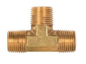 Wholesale brass pipe: 3800# Forged Male Tee Brass Pipe Fittings