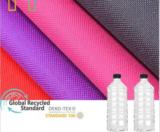 In Stock D Eco Friendly Grs Recycled Polyester Rpet D D D Printed Pu Pvc Oxford