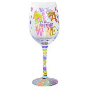 Wholesale decal: Tangson 500ml Transparent Decorative Wine Glass with Rainbowl Decal Printing