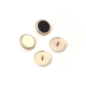 Wholesale 3d metal printer: Enamel Stainless Metal Shank Sewing Button for Woolen Overcoats