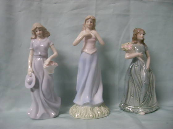 Sell Ceramic Lady figurine,ceramic giftware,ceramic sculptures