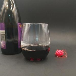 Wholesale Drinkware: 12oz Plastic Red Wine Cup Footless Plastic Wine Cup Disposable Plastic Red Wine Cup