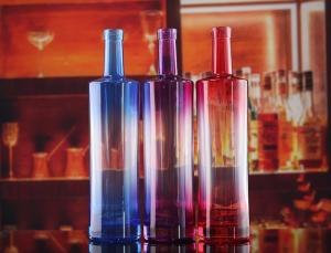 Wholesale counter display stands: Coloured Spirits Bottle 750ml Colored Liquor Bottles