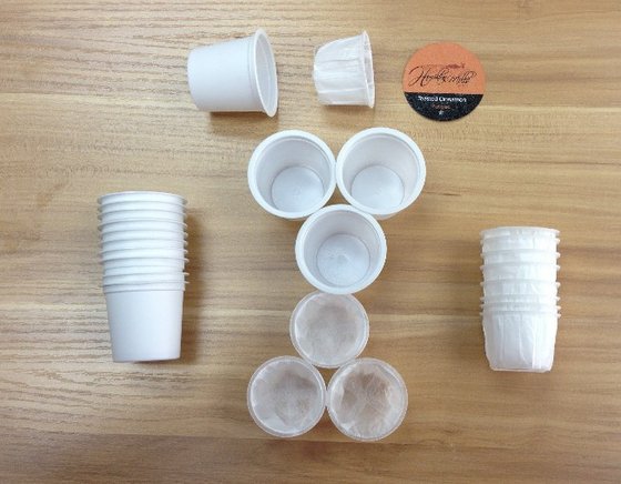 Disposable K Cup Filter with Aluminium Lids for Keurig Coffee Capsule ...