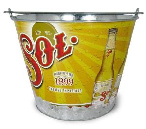 Wholesale beer bucket: 5QT Personalized Metal Beer Bucket with Bottle Opener