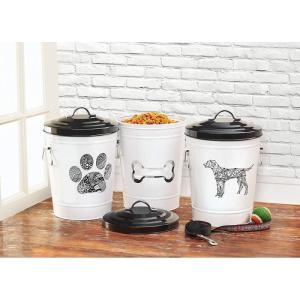 Wholesale household central: PET Food Storage Bucket with Lid