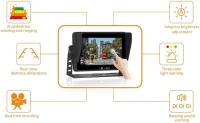 7 Inch AI Hybrid Quad Touch Screen DVR Monitor & Camera System 2