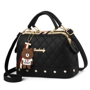 Wholesale womens bags: 2020 Latest Design PU Material Fashion Satchels Style Women Bear Shoulder Bags Lady Hand Bags